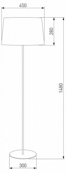 Торшер TK Lighting Maja 2919 Maja в Александровском - alexsandrovskoe.mebel24.online | фото 2