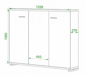 Тумба Домино ПУ-60-4 в Александровском - alexsandrovskoe.mebel24.online | фото 2