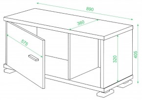 Тумба комбинированная СБ-30/1 в Александровском - alexsandrovskoe.mebel24.online | фото 2