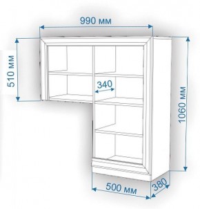 Тумба Нобиле КП-100 в Александровском - alexsandrovskoe.mebel24.online | фото 3