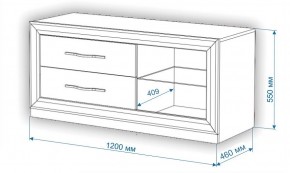 Тумба под ТВ Нобиле КА120 в Александровском - alexsandrovskoe.mebel24.online | фото 2