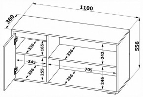 Тумба под ТВ Т-2 в Александровском - alexsandrovskoe.mebel24.online | фото 7