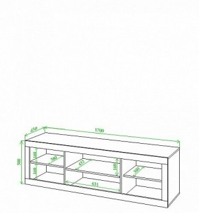 Тумба под ТВ Toivo Кон170 в Александровском - alexsandrovskoe.mebel24.online | фото 2