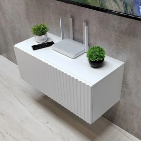 Тумба подвесная под ТВ LINES MTV1-MA 750 Белый глянец (Белый-M 10.1.1) в Александровском - alexsandrovskoe.mebel24.online | фото 7