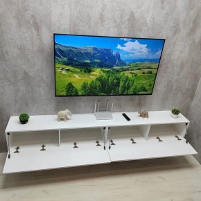 Тумба подвесная под ТВ LINES MTV4-MA 1150 Белый матовый (Белый-M 10.1.2) в Александровском - alexsandrovskoe.mebel24.online | фото 11
