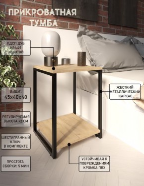 Тумба прикроватная "Лофт" (Лф.Т-2) в Александровском - alexsandrovskoe.mebel24.online | фото 4