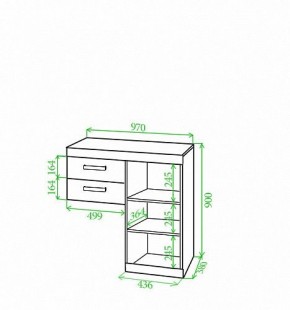 Тумба Toivo Кон100 в Александровском - alexsandrovskoe.mebel24.online | фото 2