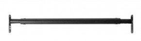 Турник раздвижной 1050-1300 цв. черный FLEXTER PROFI в Александровском - alexsandrovskoe.mebel24.online | фото