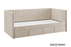 ТВИКС Кровать (софа) с ящиками 900 (капучино) в Александровском - alexsandrovskoe.mebel24.online | фото