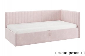 ТВИКС Кровать (тахта) с ПМ 900 (нежно-розовый) в Александровском - alexsandrovskoe.mebel24.online | фото