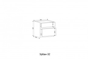 УРБАН - 32 Тумба в Александровском - alexsandrovskoe.mebel24.online | фото 2