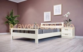 ВЕРОНИКА-3 Кровать из массива 1400 в Александровском - alexsandrovskoe.mebel24.online | фото 1