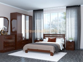 ВЕРОНИКА Кровать из массива 1600 в Александровском - alexsandrovskoe.mebel24.online | фото 3
