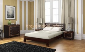 ВЕРОНИКА Кровать из массива 1600 в Александровском - alexsandrovskoe.mebel24.online | фото 5