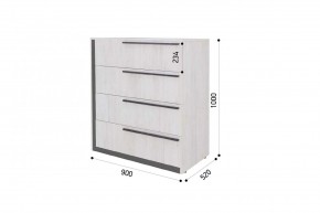 ВИНТЕР - 8 Комод 4 ящика в Александровском - alexsandrovskoe.mebel24.online | фото 4