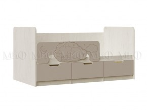ЮНИОР-4 Кровать 1600 (Шарли Мокко) в Александровском - alexsandrovskoe.mebel24.online | фото
