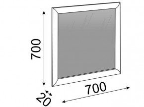 Зеркало Глэдис М29 (ЯШС) в Александровском - alexsandrovskoe.mebel24.online | фото 2
